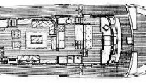 CALYPSO OF MALAHIDE -  Deck Plan